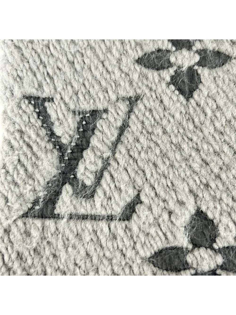 Louis Vuitton Scarf Logomania Verone Wool Silk